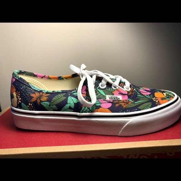 🛍Host pick🛍 Vans Old Skool MULTI TROPIC DRESS BLUE/TRUE WHITE. Size 6.5/7 - Picture 13 of 14